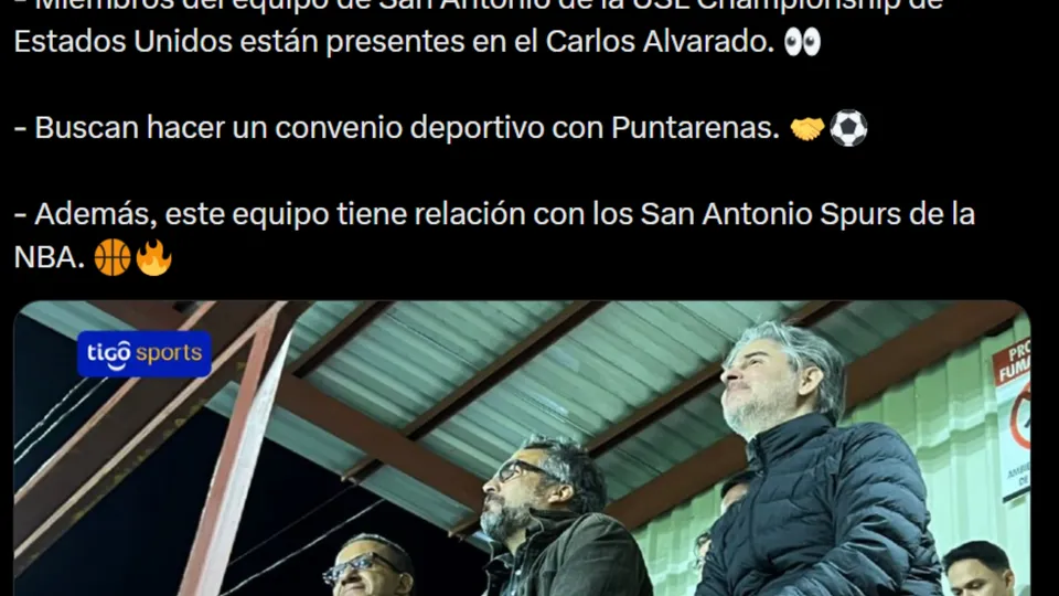 Los emisarios del equipo estadounidense.